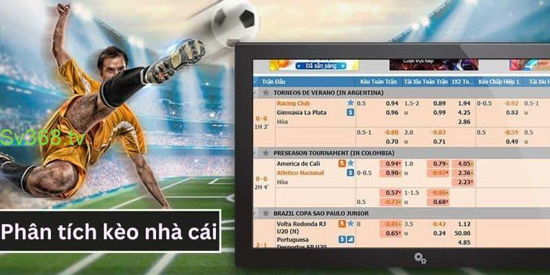 phân tích kèo nhà cái Nắm bắt các tỷ lệ kèo nhà cái hiện có